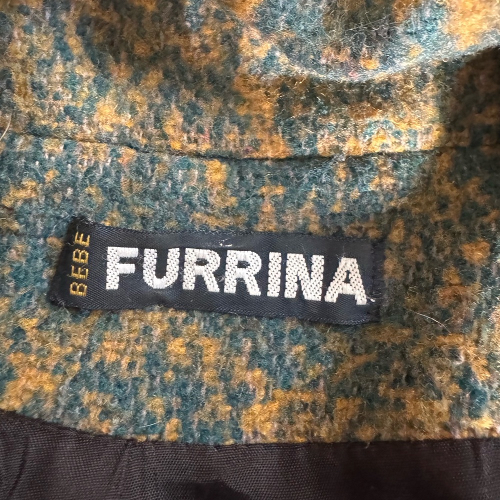 VTG 90s Bebe Furrina Wool Blend Jacket - Picture 8 of 11